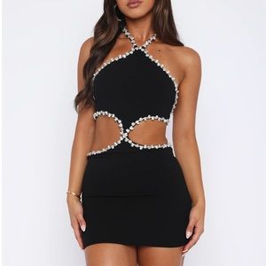 WHITE FOX BOUTIQUE Get That Party Started Diamond Mini Dress